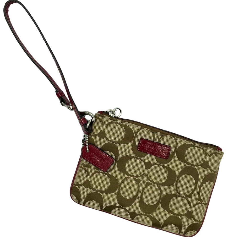 COACH Wristlet Dark Berry